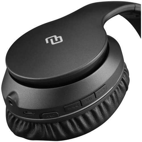 Гарнитура накладные Digma BT-19 ANC черный беспроводные bluetooth оголовье BT19 276000₽