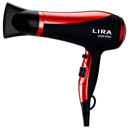 Фен Lira LR 0704, black/red фен lira lr 0703