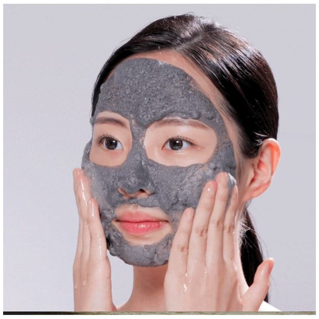 SOME BY MI CHARCOAL BHA PORE CLAY BUBBLE MASK - Кислородная маска с древесным углем, 120 мл