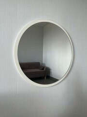 Зеркало настенное в раме, в гостиную , спальню, Белый 70 см