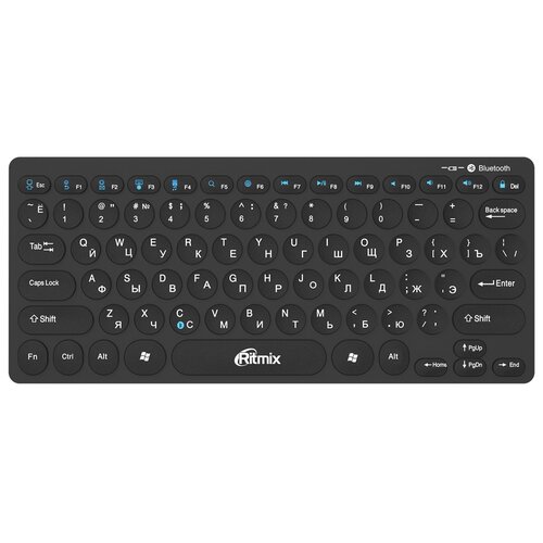 Беспроводная клавиатура Ritmix RKB-310BTH Black Bluetooth 116900₽