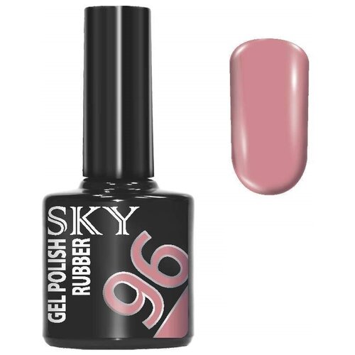 SKY Гель-лак Gel Polish Rubber, 10 мл, 96 sky 04 гель лак candy rock by sky coral reef 8 мл 20233004