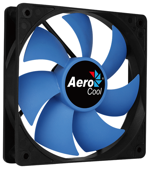 Вентилятор для корпуса AeroCool Force 12 PWM / 120mm/ 4pin/ Blue blade