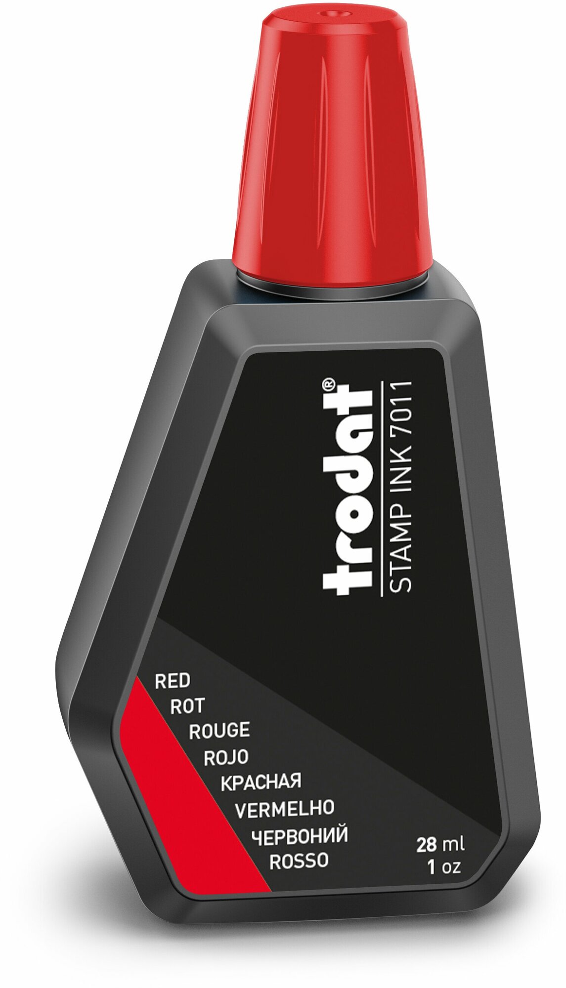 Краска штемпельная Trodat 7011, 28 мл, красный