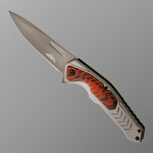 фото Нож складной "хищник" полуавтоматический, накладка из дерева, 22см, клинок 9,3см мастер к.