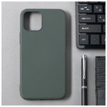 Чехол Activ Full Original Design, для Apple iPhone 12/12 Pro, силиконовый, оливковый 5441826 - изображение