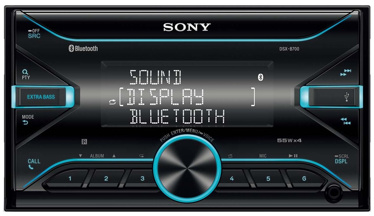 Автомагнитола Sony DSX-B700, черный