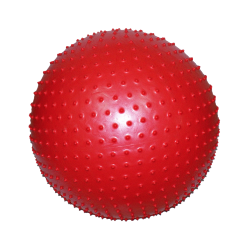 фото Мяч для фитнеса с массажными шипами. диаметр 65 см (красный) sprinter