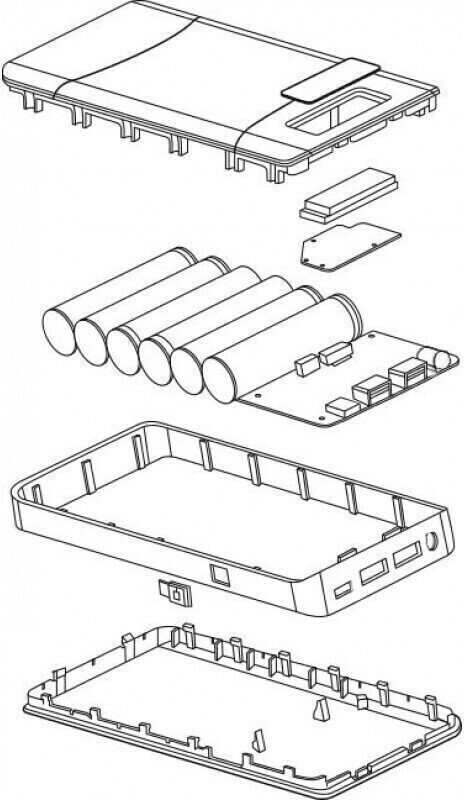 Внешний аккумулятор (Power Bank) TOPON TOP-T72, 18000мAч, черный [101304] - фото №9