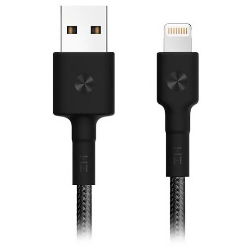 Кабель ZMI USB - Lightning MFI (AL823), 0.3 м, черный