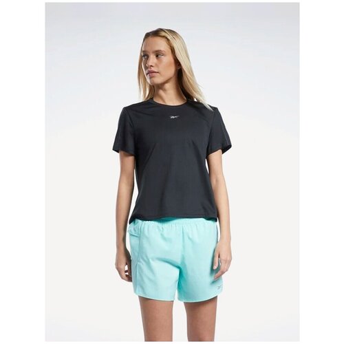 Футболка Reebok WOR Run Speedwick Tee, размер XXS INT, черный