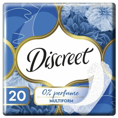 Прокладки Discreet Air Multiform ежедневные 20шт discreet прокладки ежедневные discreet no perfume 20 шт