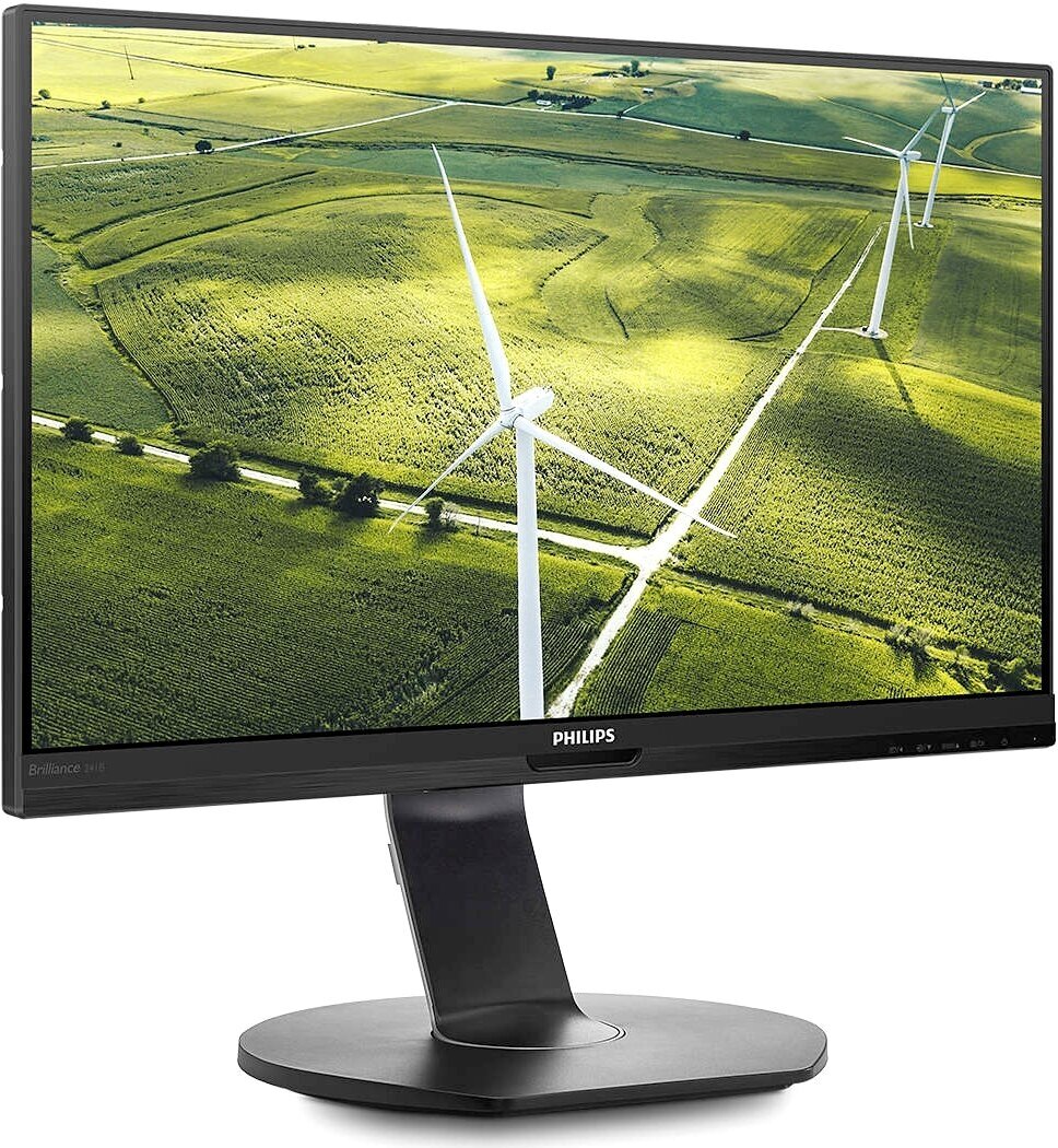 Монитор Philips 24 241B7QGJEB/00 IPS, 1920x1080 (Full HD), 5 мс, 250 кд/м2, 178°/178°, VGA, DVI, HDMI, DisplayPort, динамики, чёрный