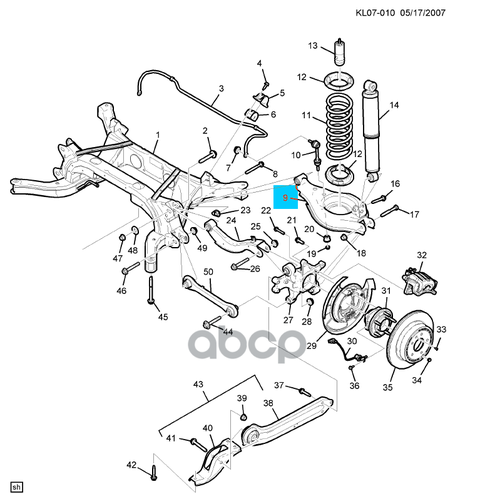 Рычаг Подвески Chevrolet: captiva(10020072009Captiva(14020112018 GENERAL MOTORS арт. 20756281