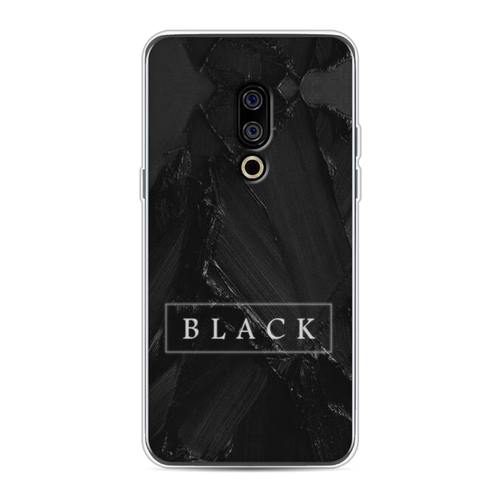 Силиконовый чехол на Meizu 15 / Мейзу 15 Black цвет силиконовый чехол на meizu 15 мейзу 15 небеса