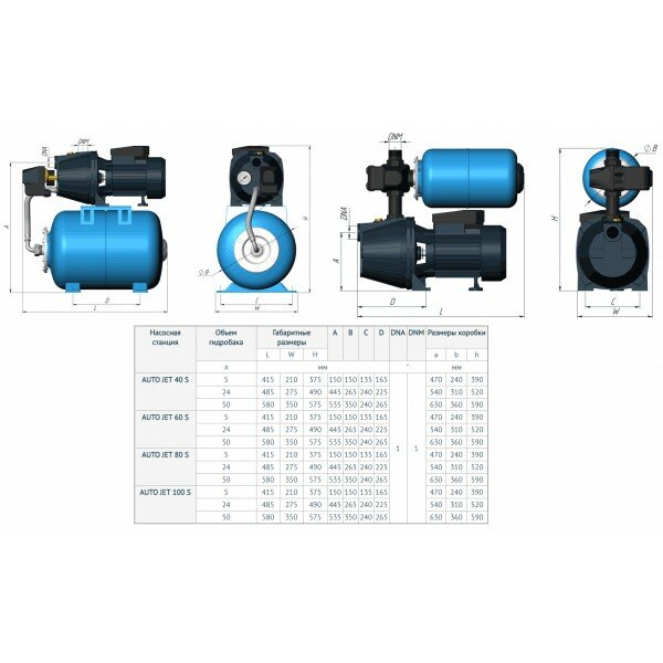 насосная станция Unipump Auto JEТ 100 S-50 - фото №14