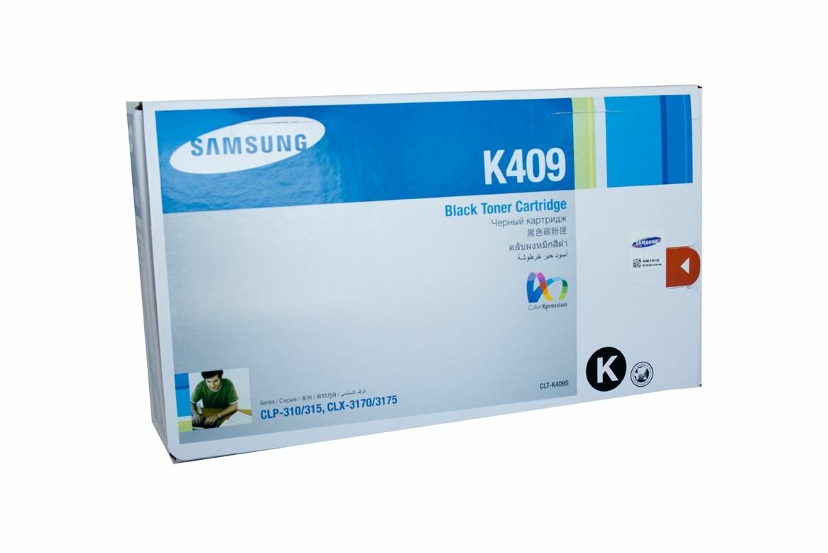 Картридж лазерный Samsung CLT-K409S черный