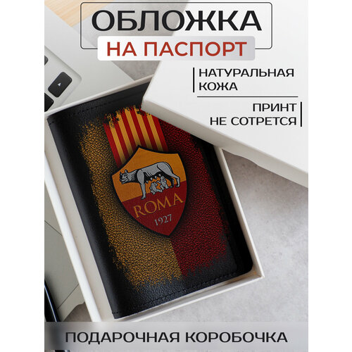 фото Обложка для паспорта russian handmade, натуральная кожа, черный
