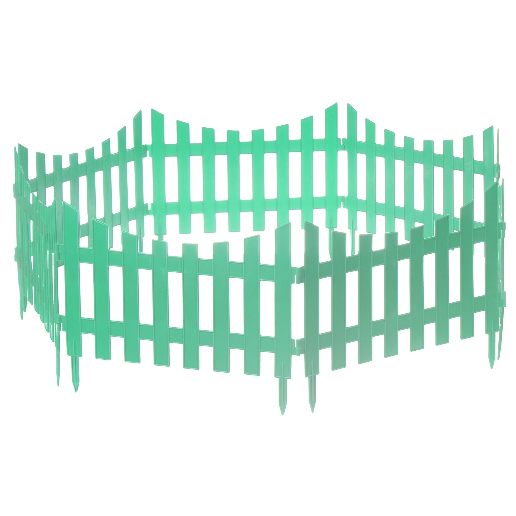 Забор декоративный №7, 3 м, цвет зелёный Леруа Мерлен - фото №3