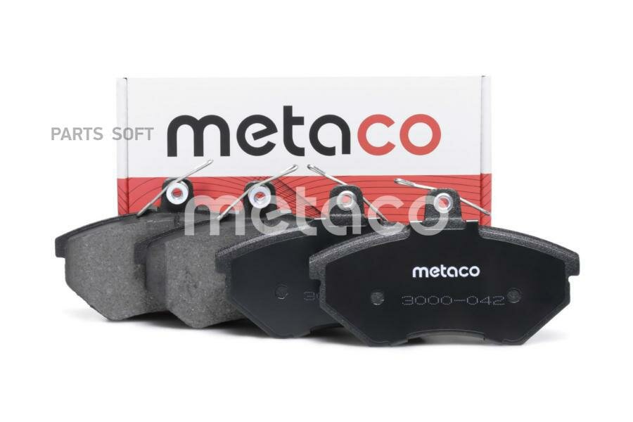 METACO 3000-042 Колодки тормозные передние к-кт