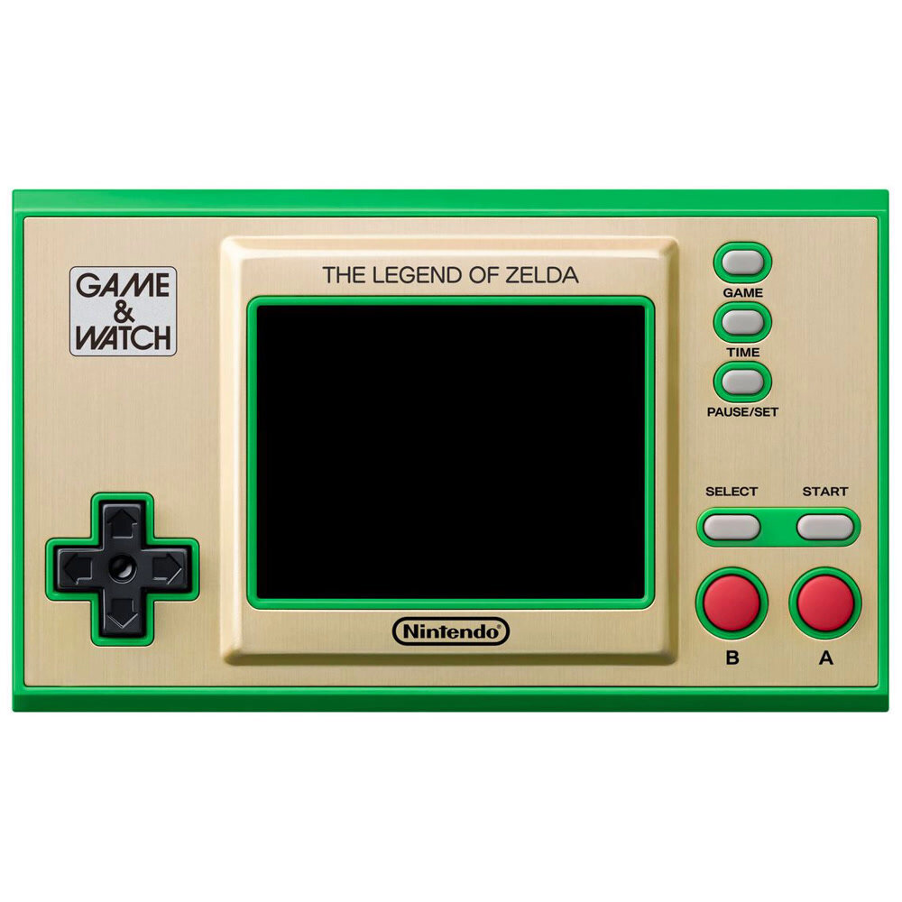 Игровая приставка Nintendo Game & Watch, The Legend of Zelda, бежевый/зеленый