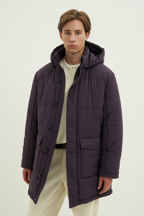 Пальто FINN FLARE, размер L, фиолетовый