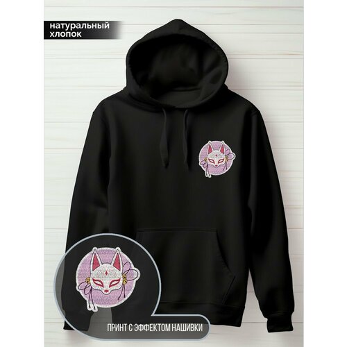 фото Худи hypnotica, размер m, черный