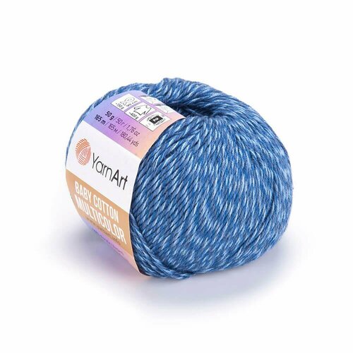 Пряжа Yarn art Baby cotton multicolor, 50 грамм, 165 м, 10 мотков, цвет: 5210 (количество товаров в комплекте: 10)