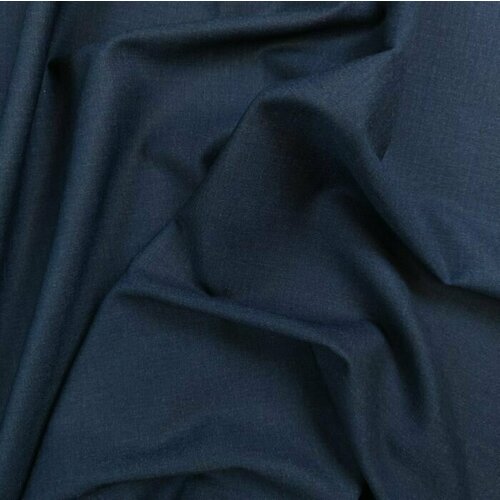 Ткань костюмная (синий) 100 шерсть италия 50 cm*158 cm ткань костюмная шерсть темно синий 100 шерсть италия 50 cm 154 cm