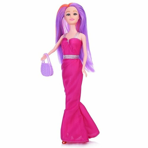 Кукла Oubaoloon в пакете, в розовом платье, пластик (YL001-14) кукла oubaoloon в пакете в розовом платье пластик cf20