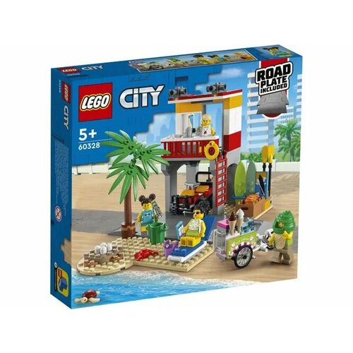 Конструктор LEGO CITY Пост спасателей на пляже