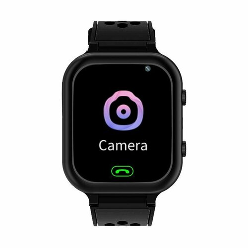 Smart Watch Tiroki телефон Q21 черные / Детские смарт часы с LBS, кнопкой SOS камерой и SIM картой / Умные часы 2G