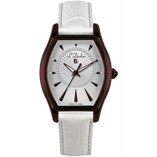 фото Наручные часы l'duchen часы наручные l'duchen d 401.62.33, коричневый, белый