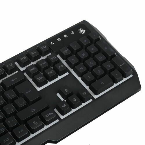 Клавиатура A4TECH Bloody B140N USB c подставкой для запястий черный