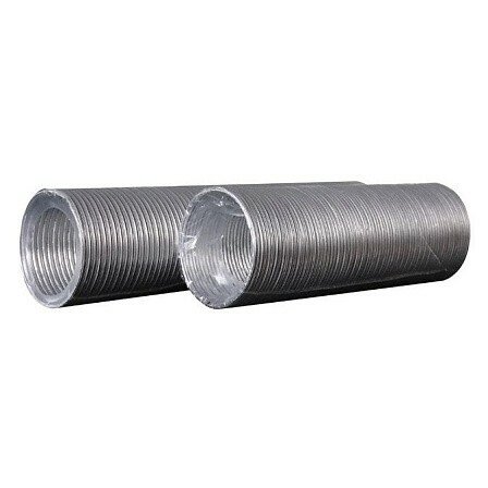 Воздуховод ERA 16ВА, круглый, гофрированный, алюминиевый, 3м, диаметр канала 160мм