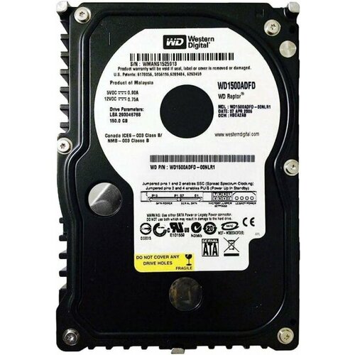 Жесткий диск Western Digital WD1500ADFD 150Gb SATA 35 HDD 1142000₽