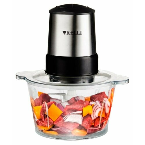 Измельчитель Kelli KL-5132 серебристыйчерный 276900₽