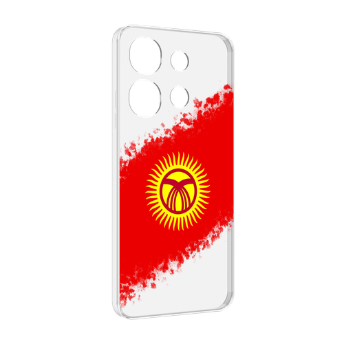 Чехол MyPads флаг Киргизии для Tecno Spark Go 2023 (BF7) / Tecno Smart 7 задняя-панель-накладка-бампер чехол mypads флаг греции для tecno spark go 2023 bf7 tecno smart 7 задняя панель накладка бампер