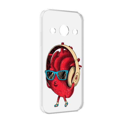 Чехол MyPads слушай сердце для Doogee S99 задняя-панель-накладка-бампер