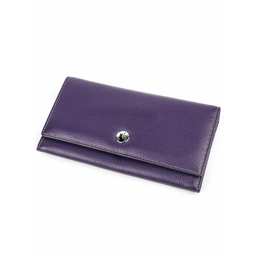 фото Кошелек sergio valentini, фактура тиснение, фиолетовый