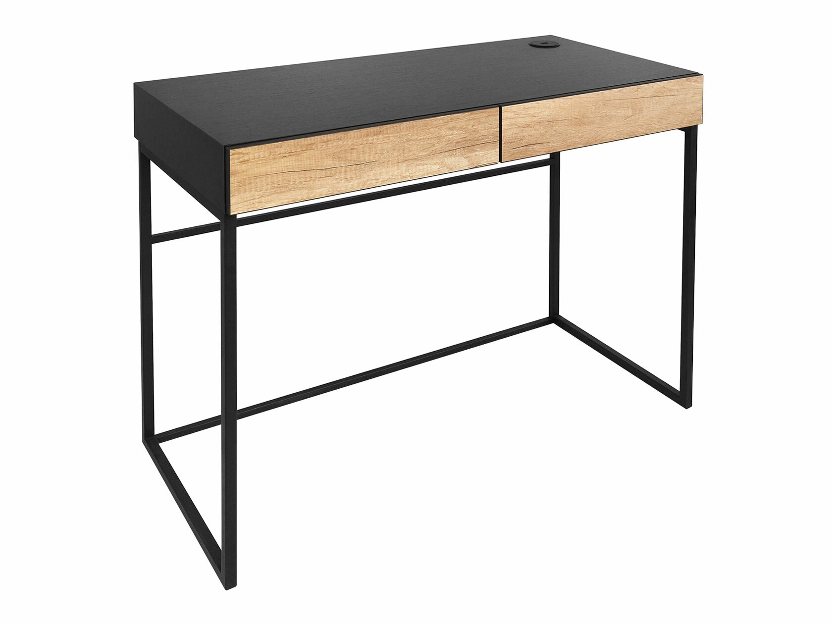 Письменный стол MetalDesign MD 708 Черный / Дуб Каньон / Черный, металл