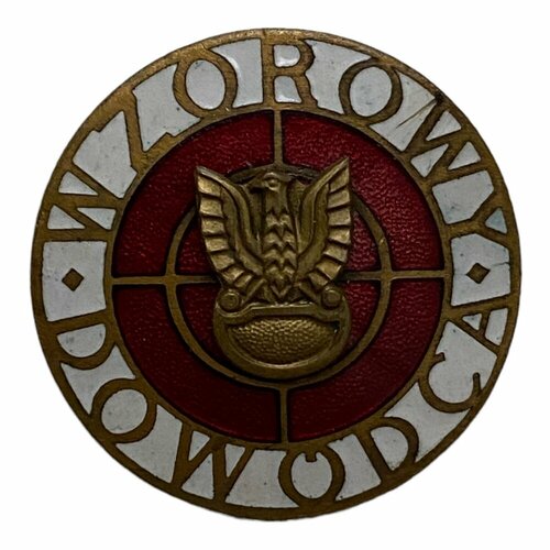 Знак Образцовый командир 3 степень Польша 1973-1990 гг. знак wzorowy dowodca образцовый командир польша 1975 1990 гг mw