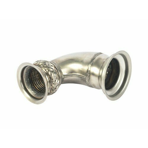 Металлокомпенсатор Патрубок приемный КАМАЗ-6522 (под хомут) с компенсатором (6522-1203009-32) (металлокомпенсатор)