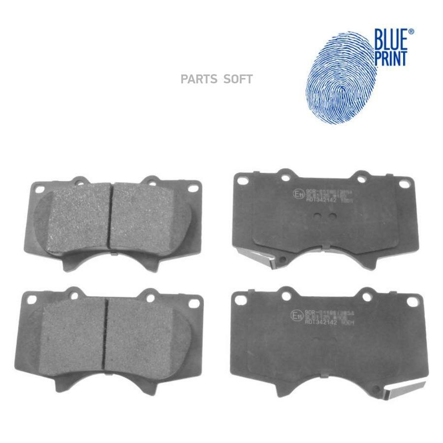 BLUE-PRINT ADT342142 Колодки тормозные передн. 1шт
