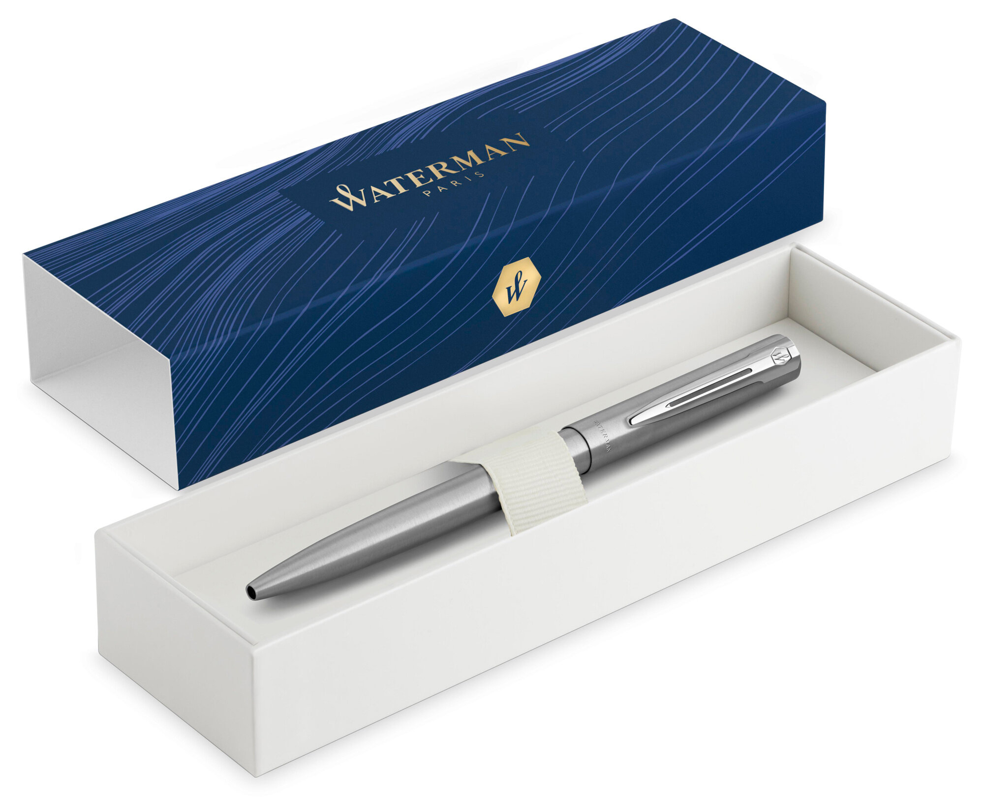 Ручка шариков. Waterman Graduate Chrome (R0038260) подар.кор. - фото №3