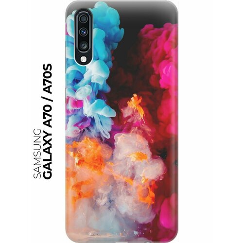 RE: PA Накладка Transparent для Samsung Galaxy A70 / A70s с принтом Разноцветный дым re pa накладка transparent для samsung galaxy m31 с принтом разноцветный дым