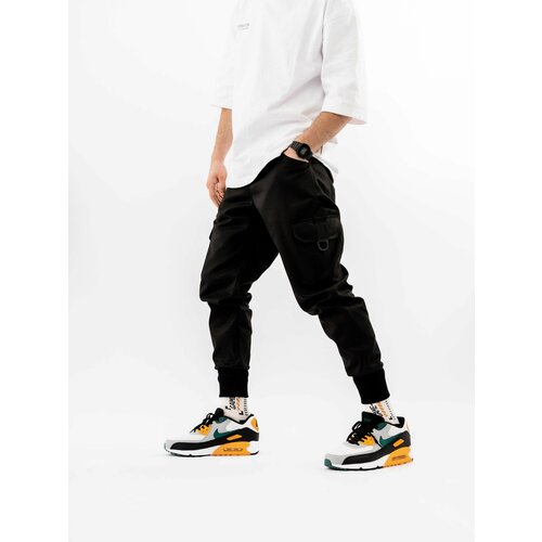  брюки, размер XXL, черный