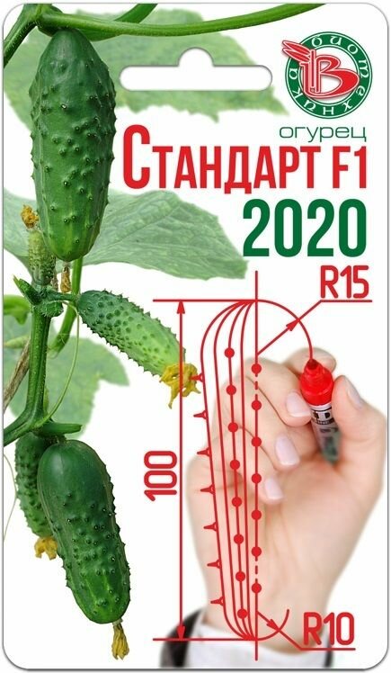 Огурец Стандарт F1  8 шт  х 1 упаковка   Биотехника