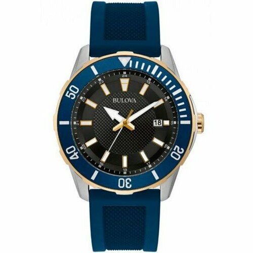 фото Наручные часы bulova, синий, черный