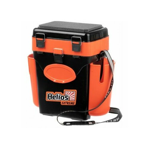 крышка черный ящика зимнего fishbox 10л hs fbl 10l b helios Ящики зимние Helios Ящик зимний FishBox (10л) оранжевый Helios